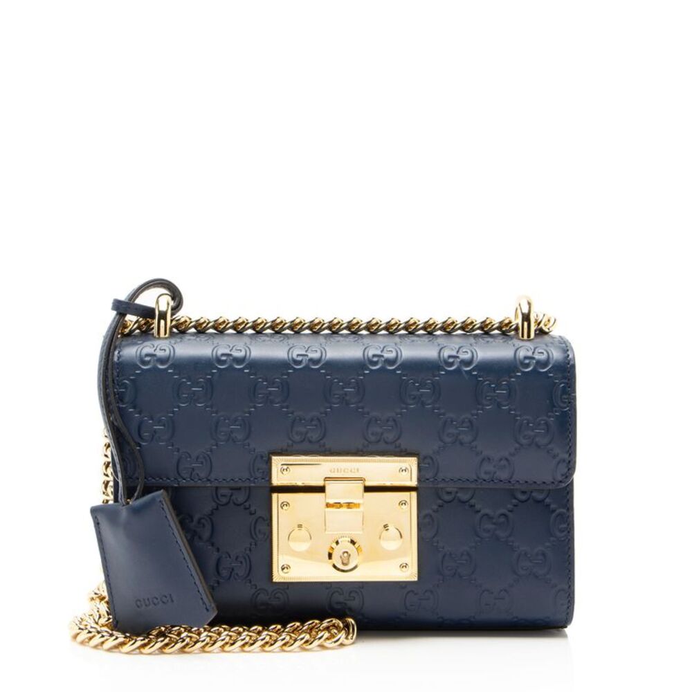 Gucci Guccissima Leather Padlock Small Shoulder Bag